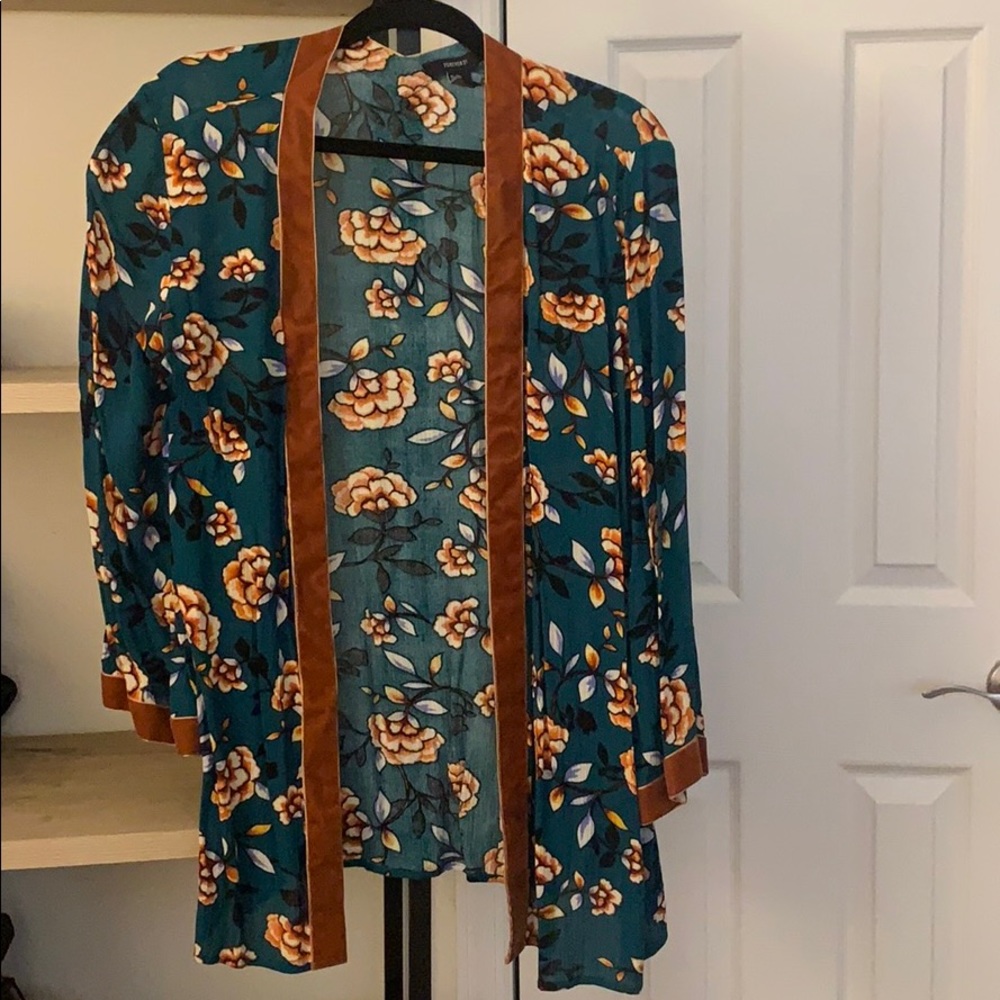 Floral kimono